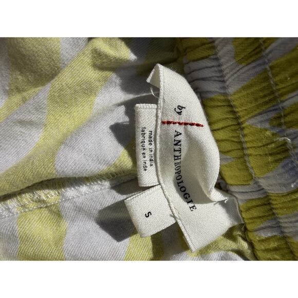 Anthropologie pajama set Small boho Modal Cotton Pants Long Sleeve Button Down - Picture 7 of 8